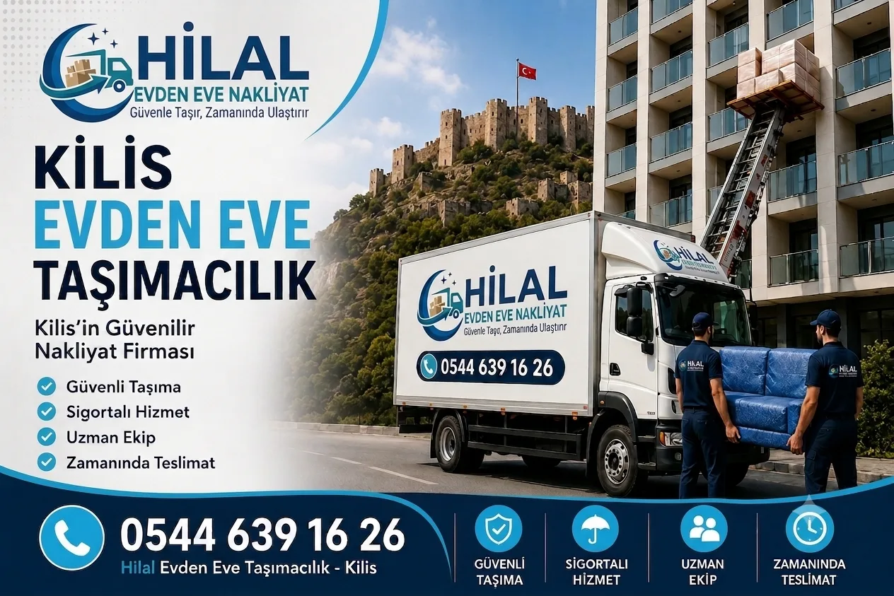 Kilis Evden Eve Asansörlü Taşıma